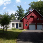 Classic Cape Barn Garage